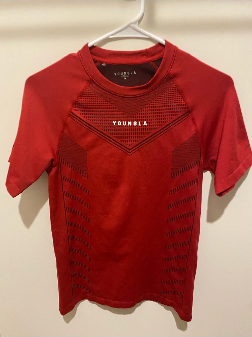 Youngla Red Superhero Compression Tee